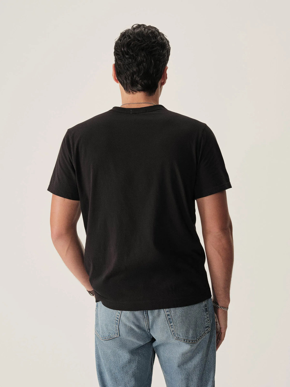 Black Pima Classic Tee