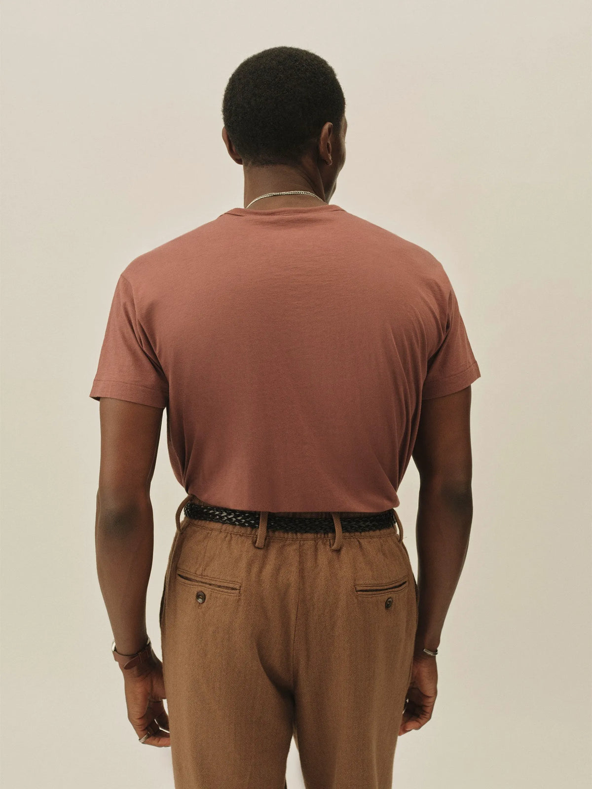 Cinnamon Japanese Cool Cashmere Knit Tee