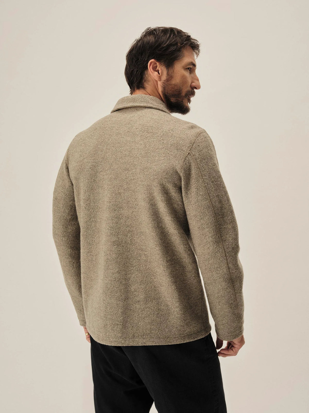 Heather Stone Felted Field Shirt