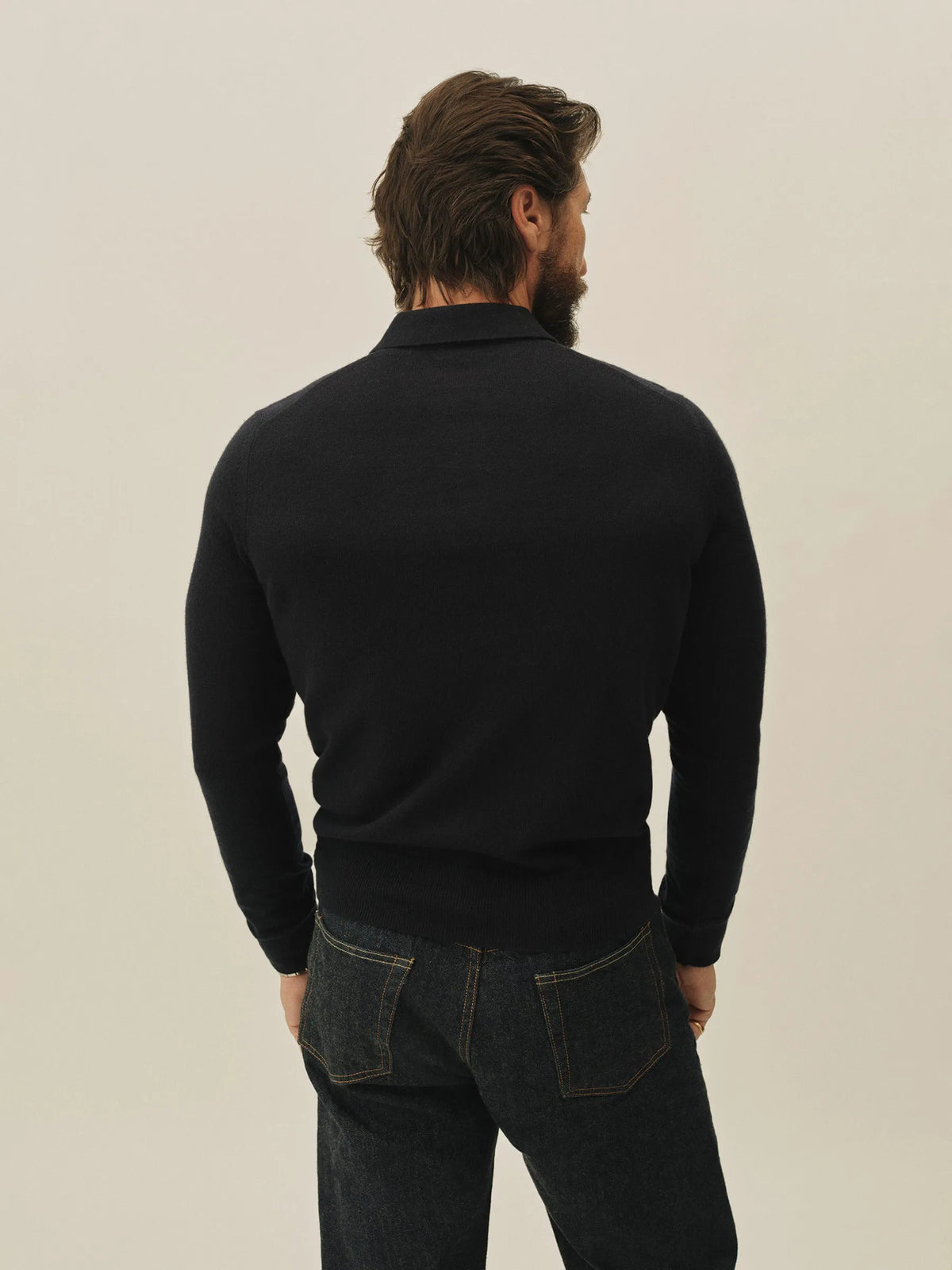 Dress Navy California Cashmere Polo