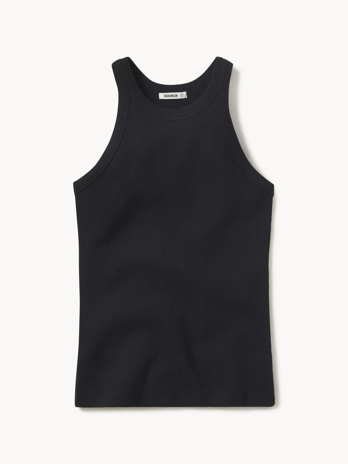 Black Surplus Rib Tank