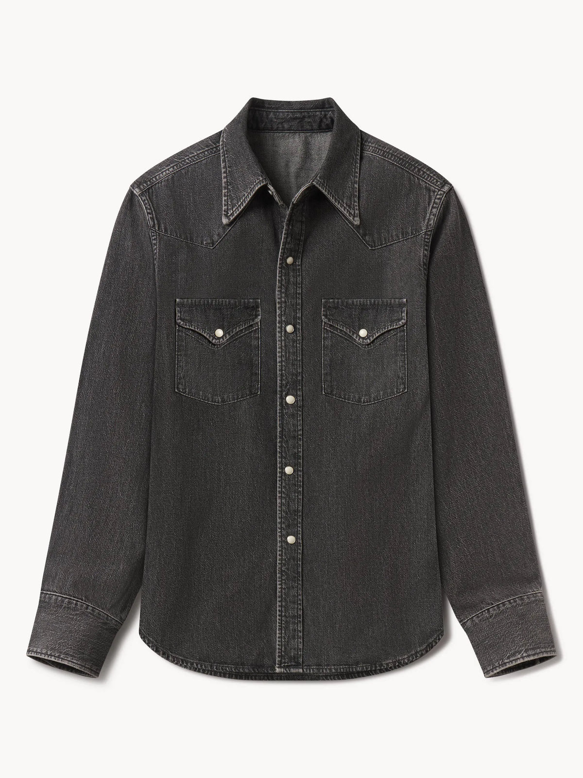B005 Nep Denim Western Shirt