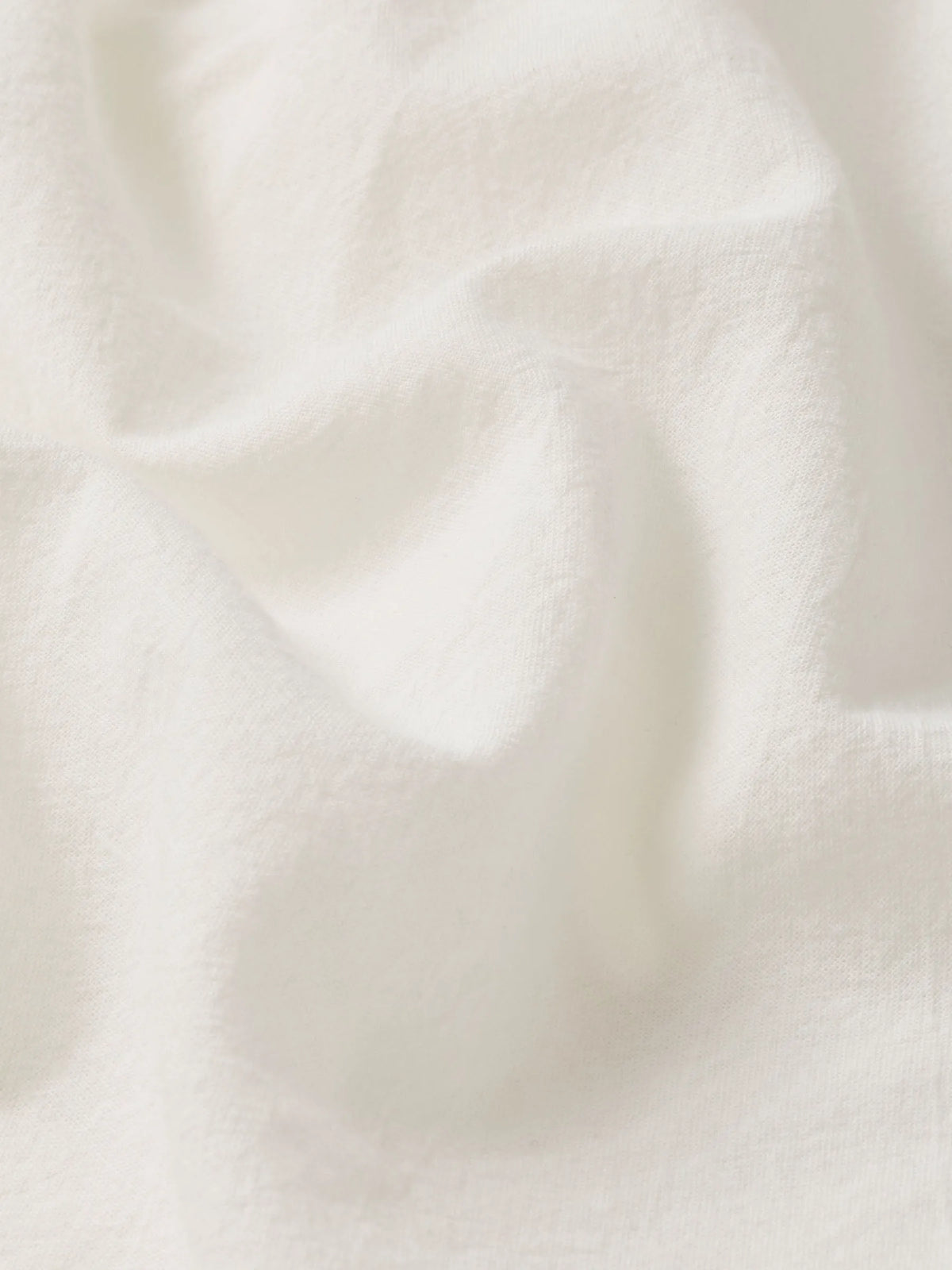 Natural Mainstay Cotton Linen Cut-Off Short Sleeve Button Down
