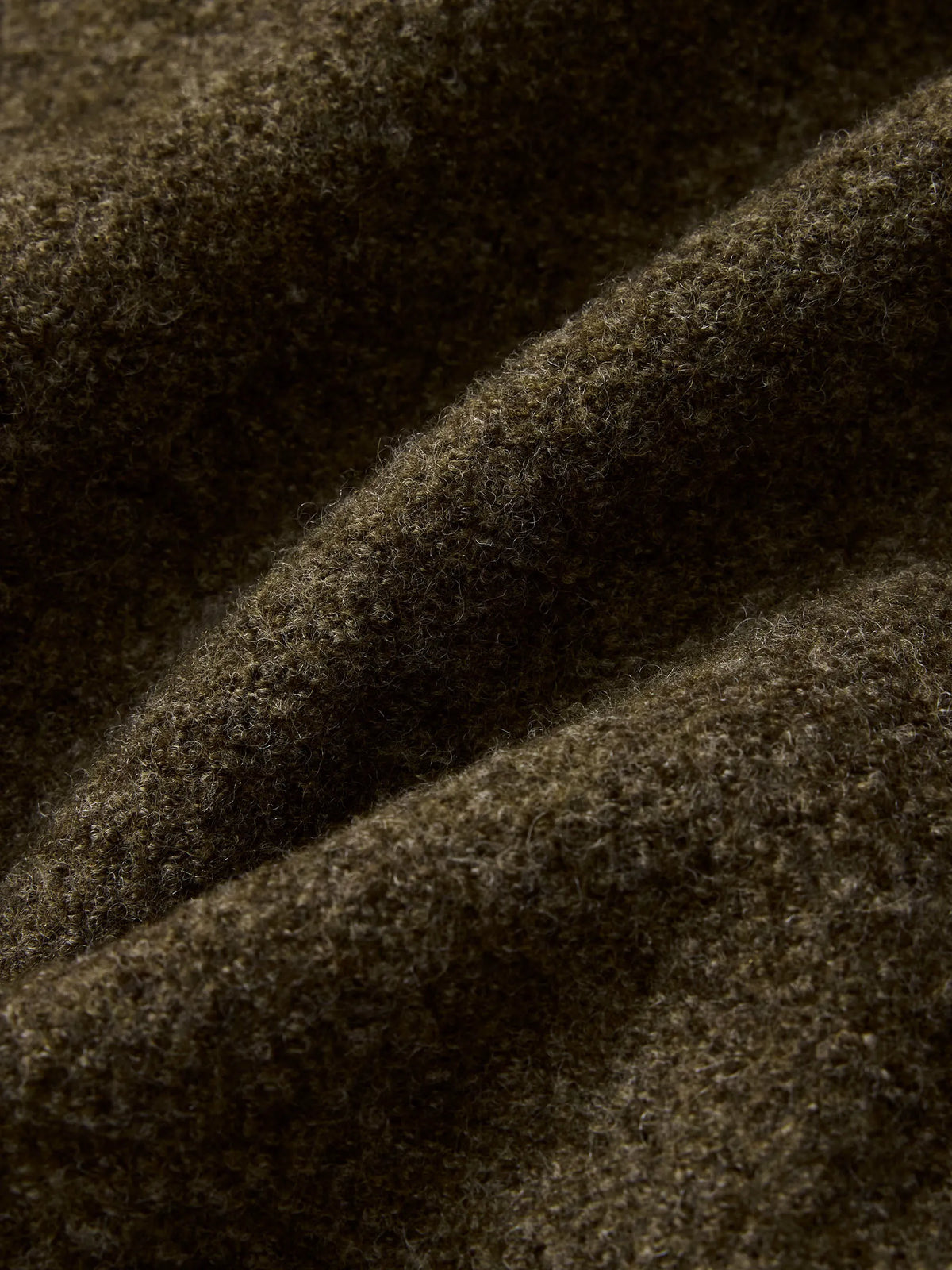 Marled Coastal Bluff Felted Wool Rider Jacket