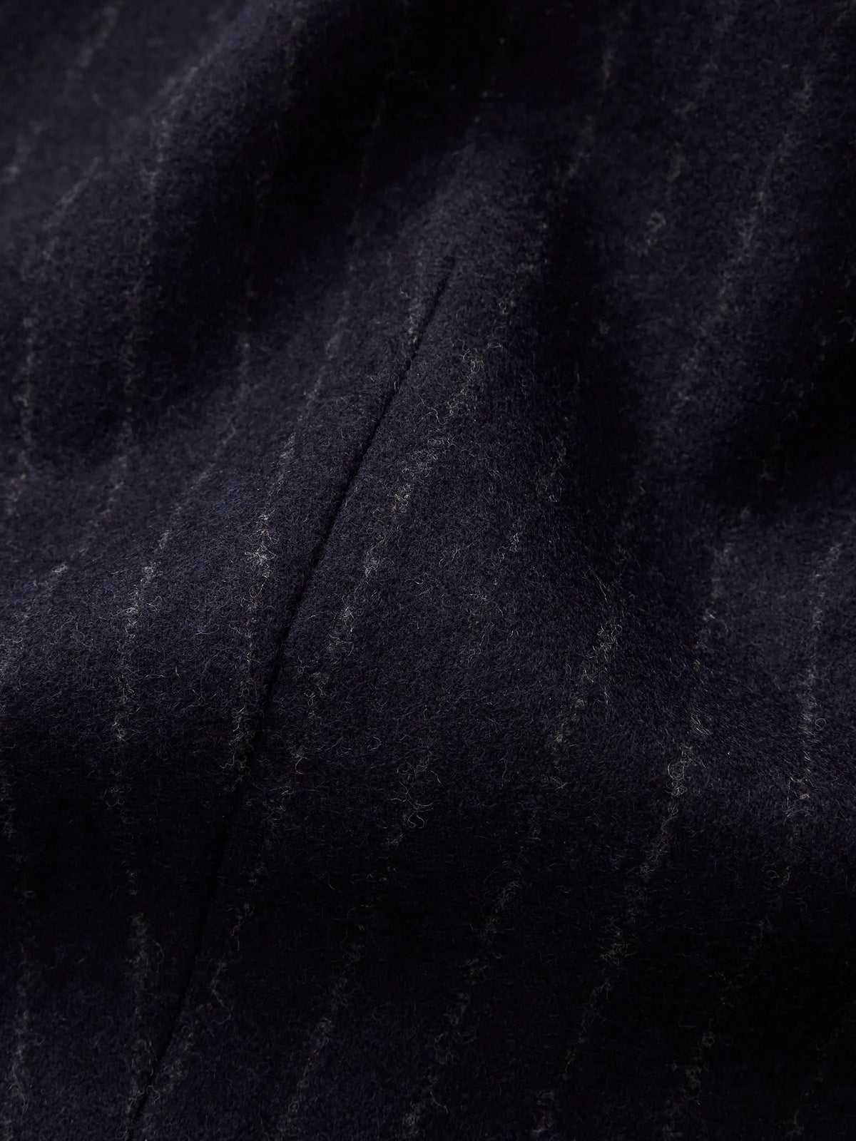 Navy Chalk Stripe Hollywood Vest