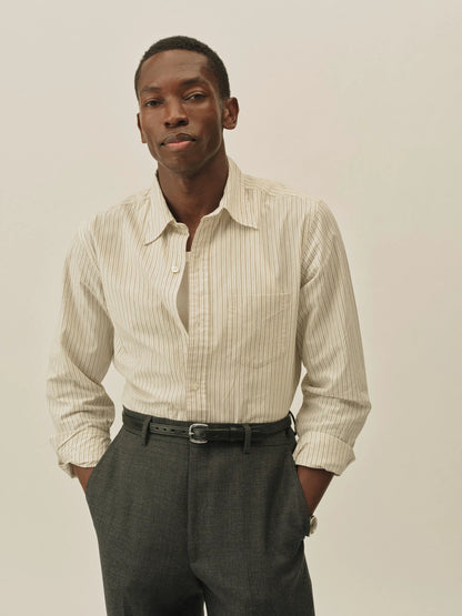Montecito Stripe Wornwell One Pocket Shirt