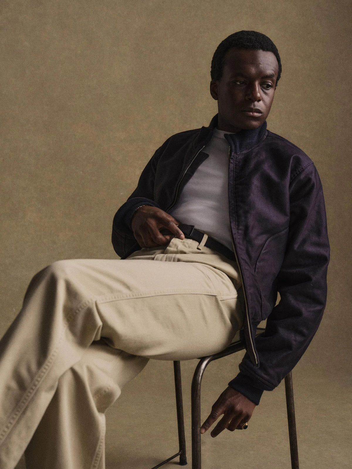 Navy Jungle Cloth Deck Bomber