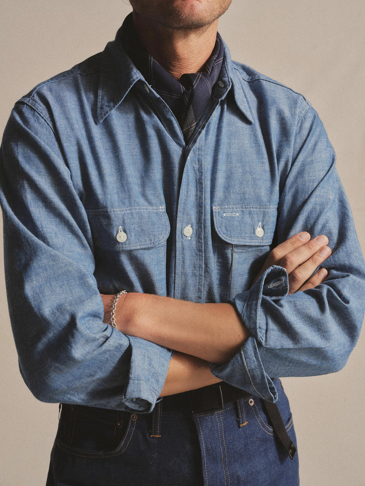 Chambray Anatomica Big A Shirt