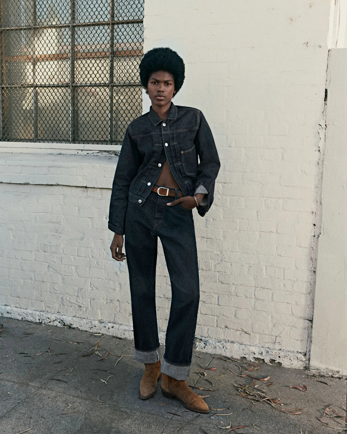 D043 Japanese Loomstate Selvedge Type 1 Jacket