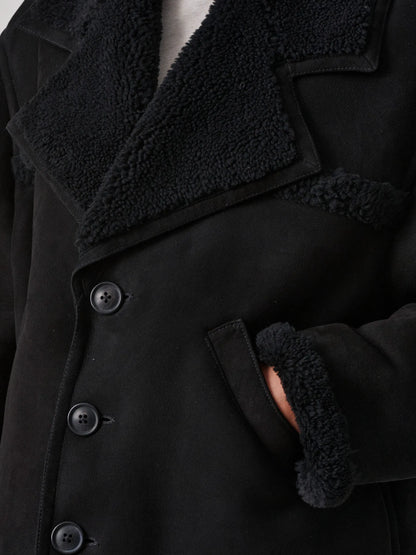 Black Shearling Ranch Jacket