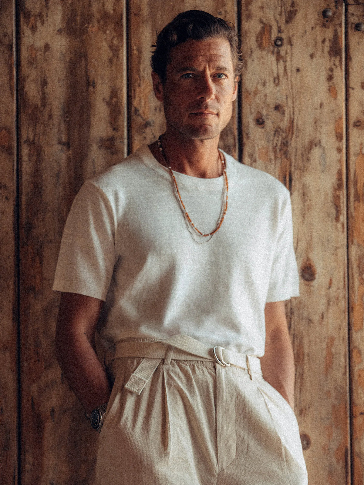 Ivory Avalon Knit Classic Tee