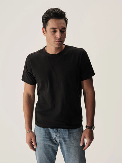 Black Pima Classic Tee