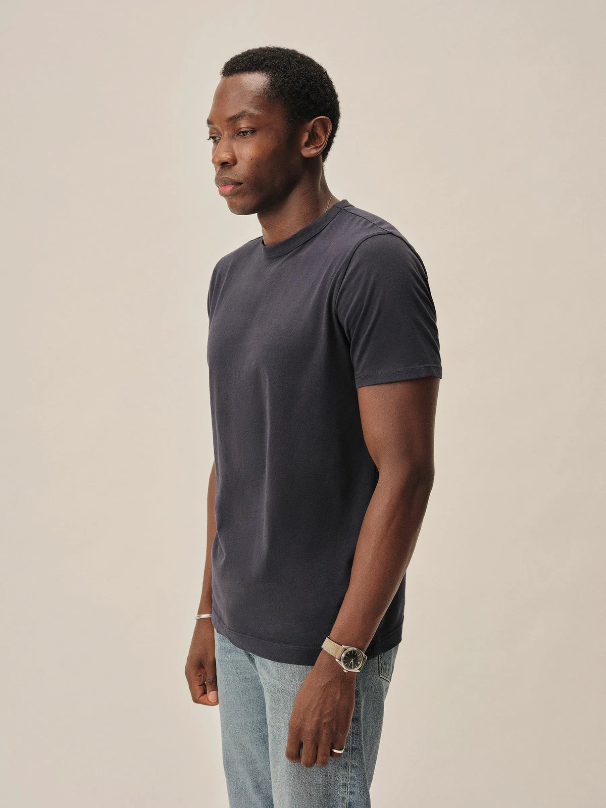 Dress Navy Pima Classic Tee