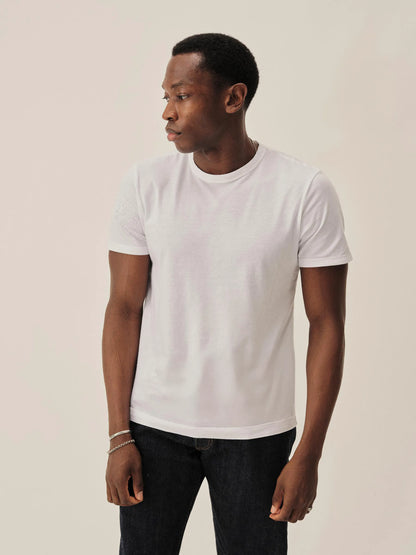 White Pima Classic Tee