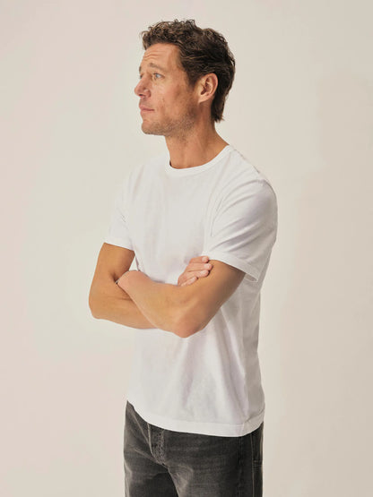White Slub Classic Tee