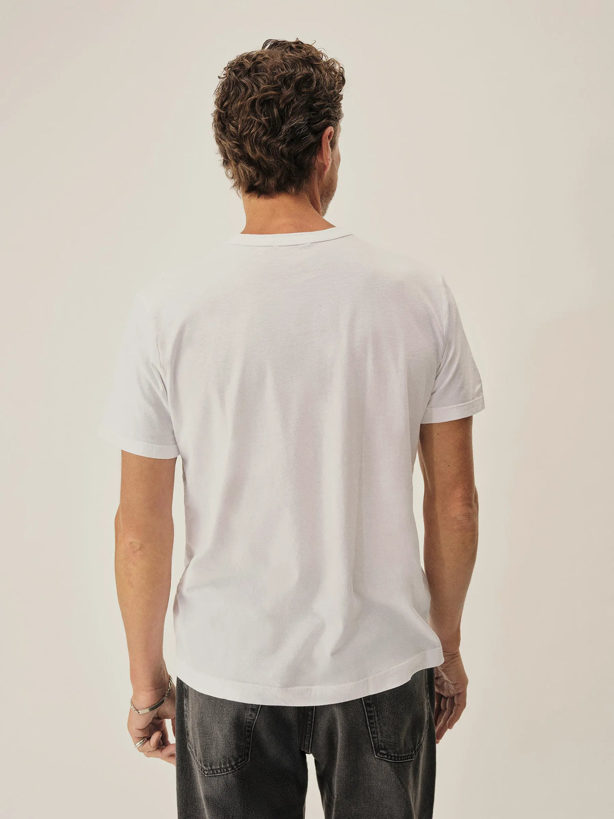 White Slub Classic Tee