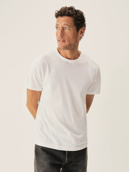 White Slub Classic Tee