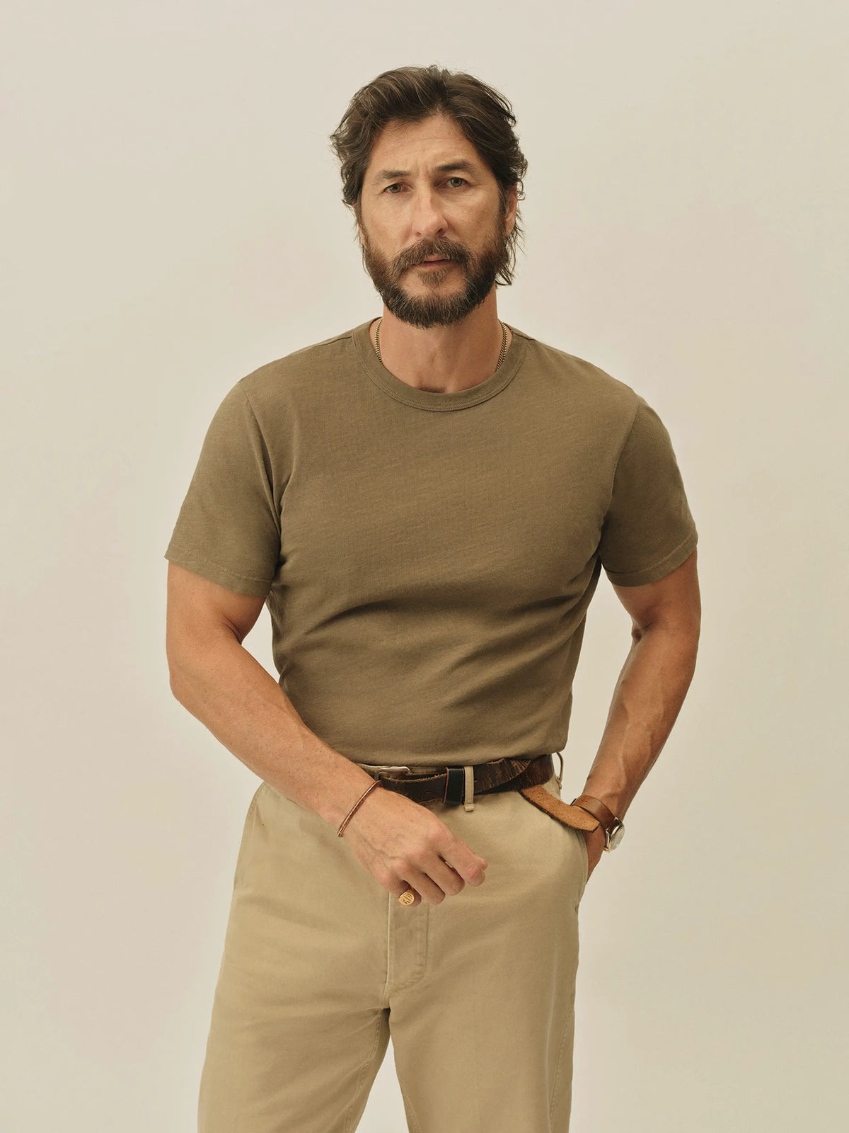 Olive Drab Slub Classic Tee