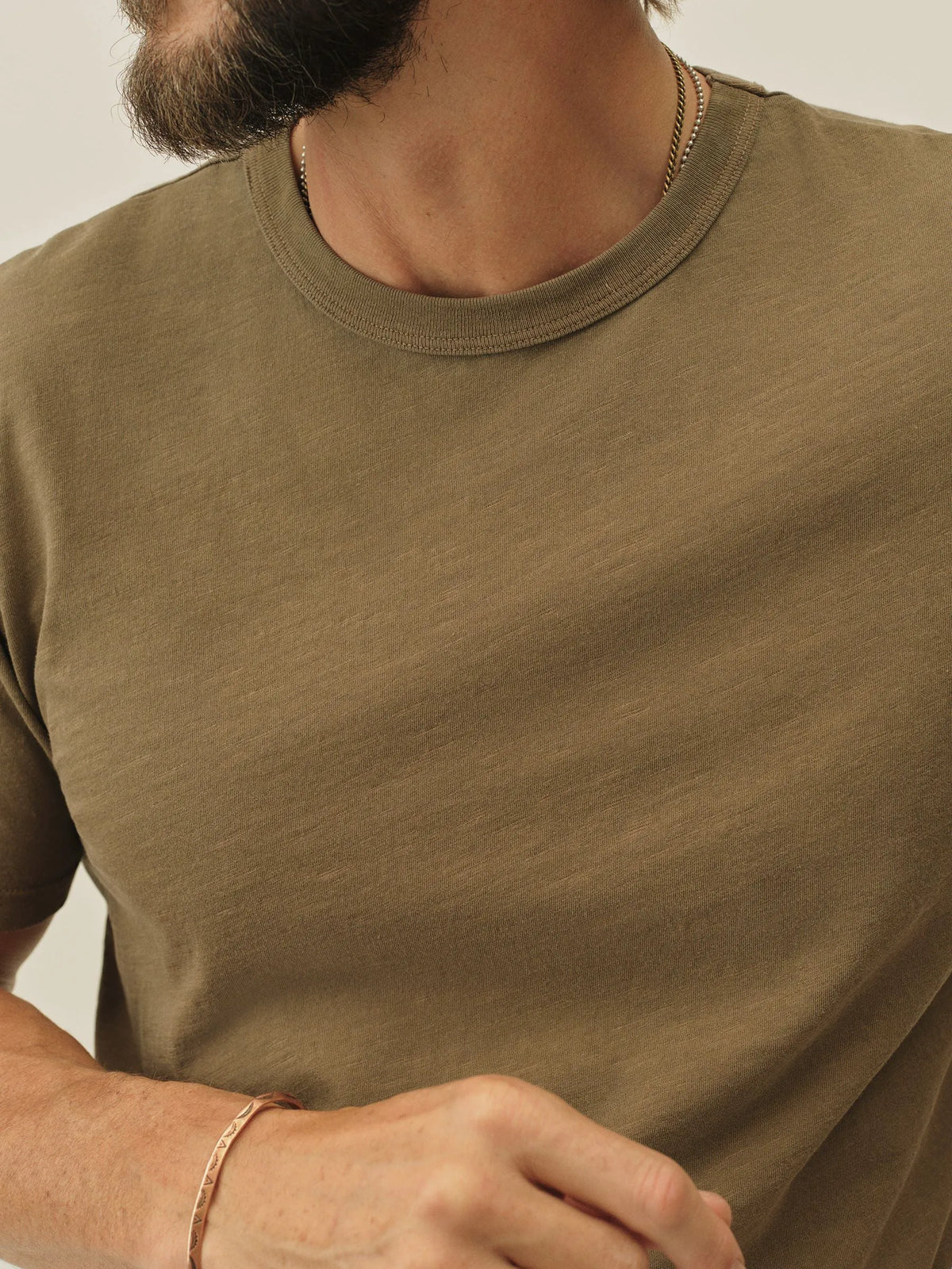 Olive Drab Slub Classic Tee