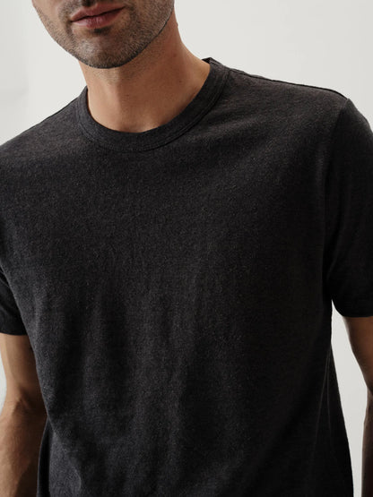 Faded Black Yuma Hemp Cotton Classic Tee