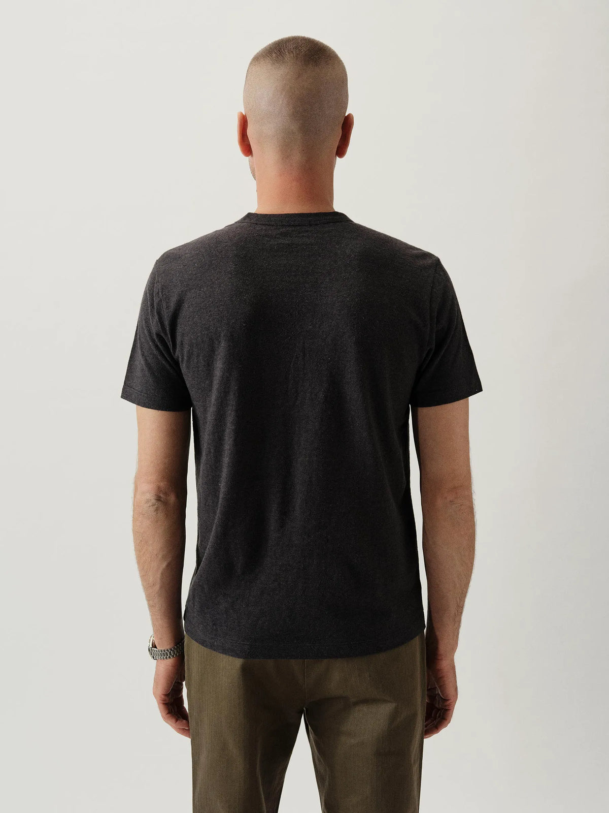 Faded Black Yuma Hemp Cotton Classic Tee
