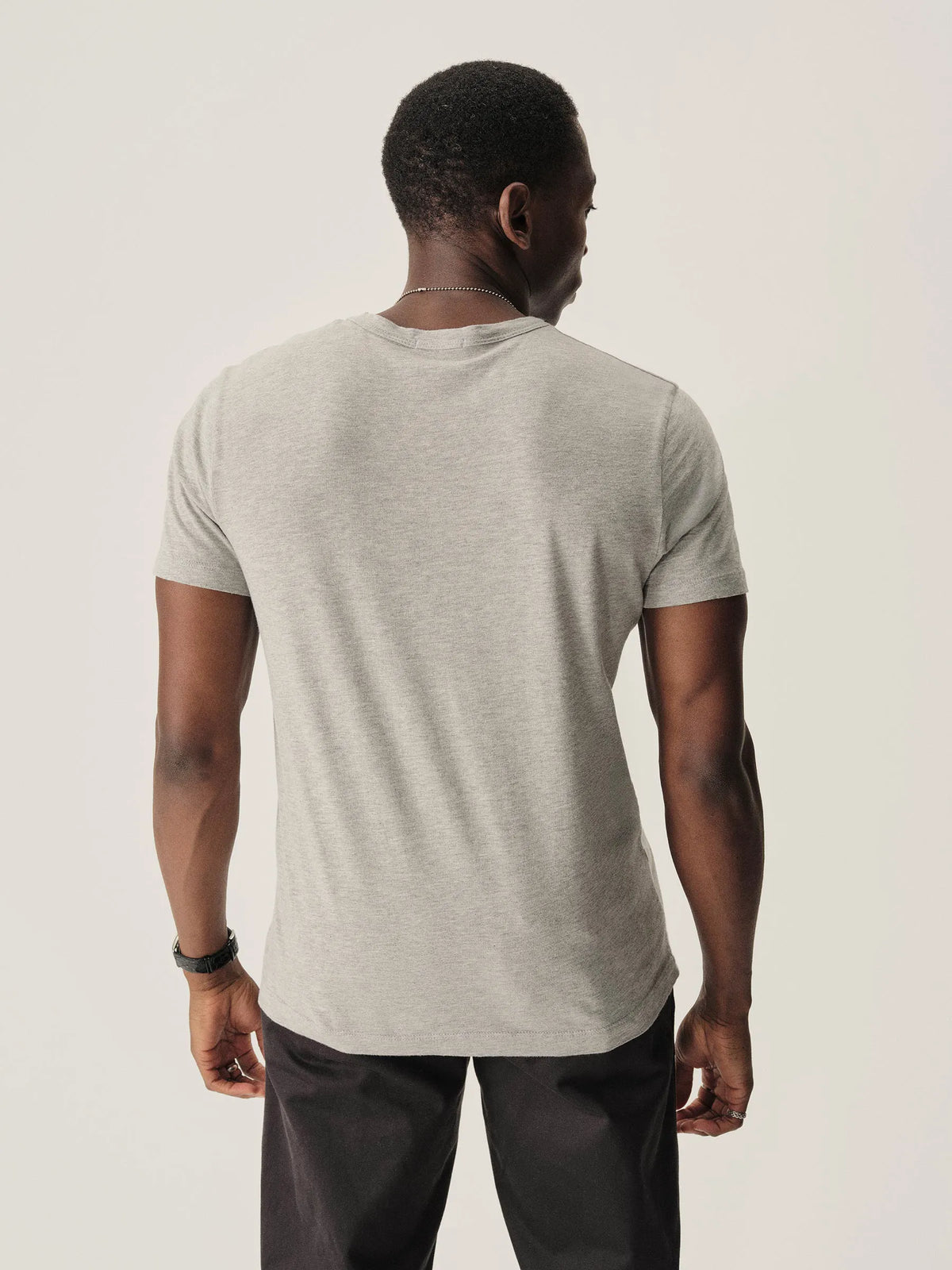Heather Grey Pima Classic Tee