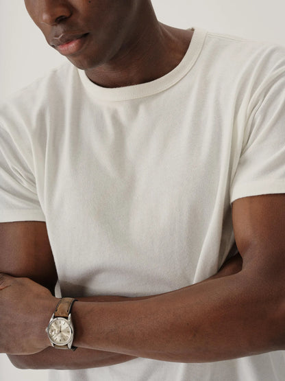 White Toughknit Classic Tee