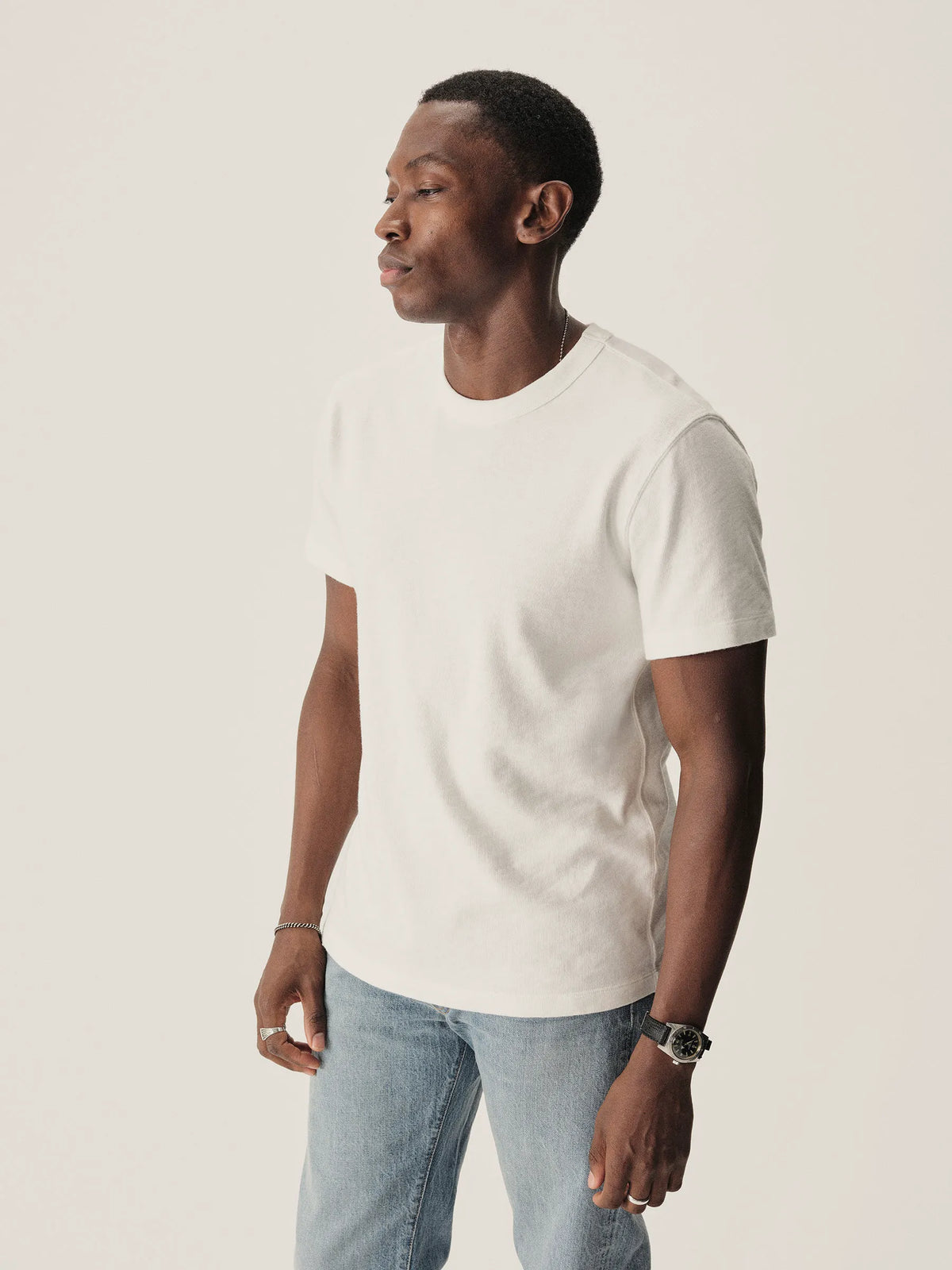 White Field-Spec Cotton Heavy Tee