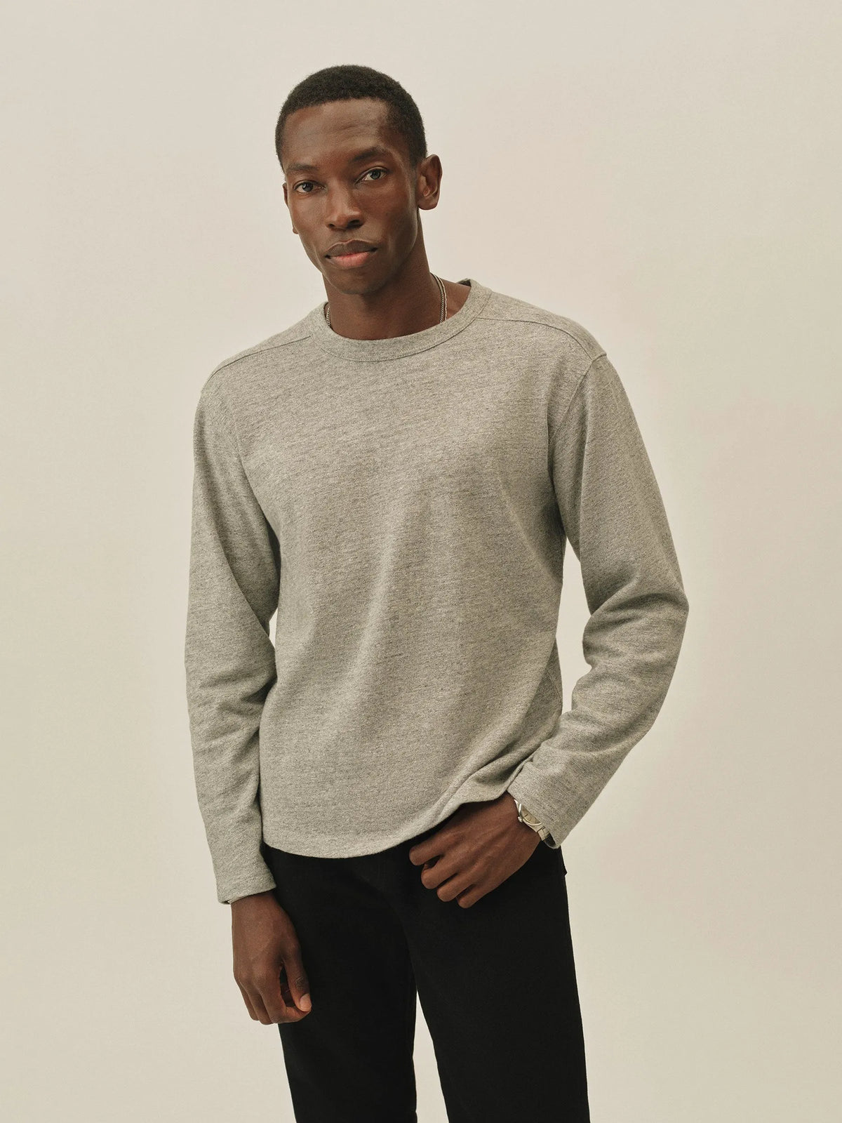 Heather Grey Field-Spec Rugby Crew