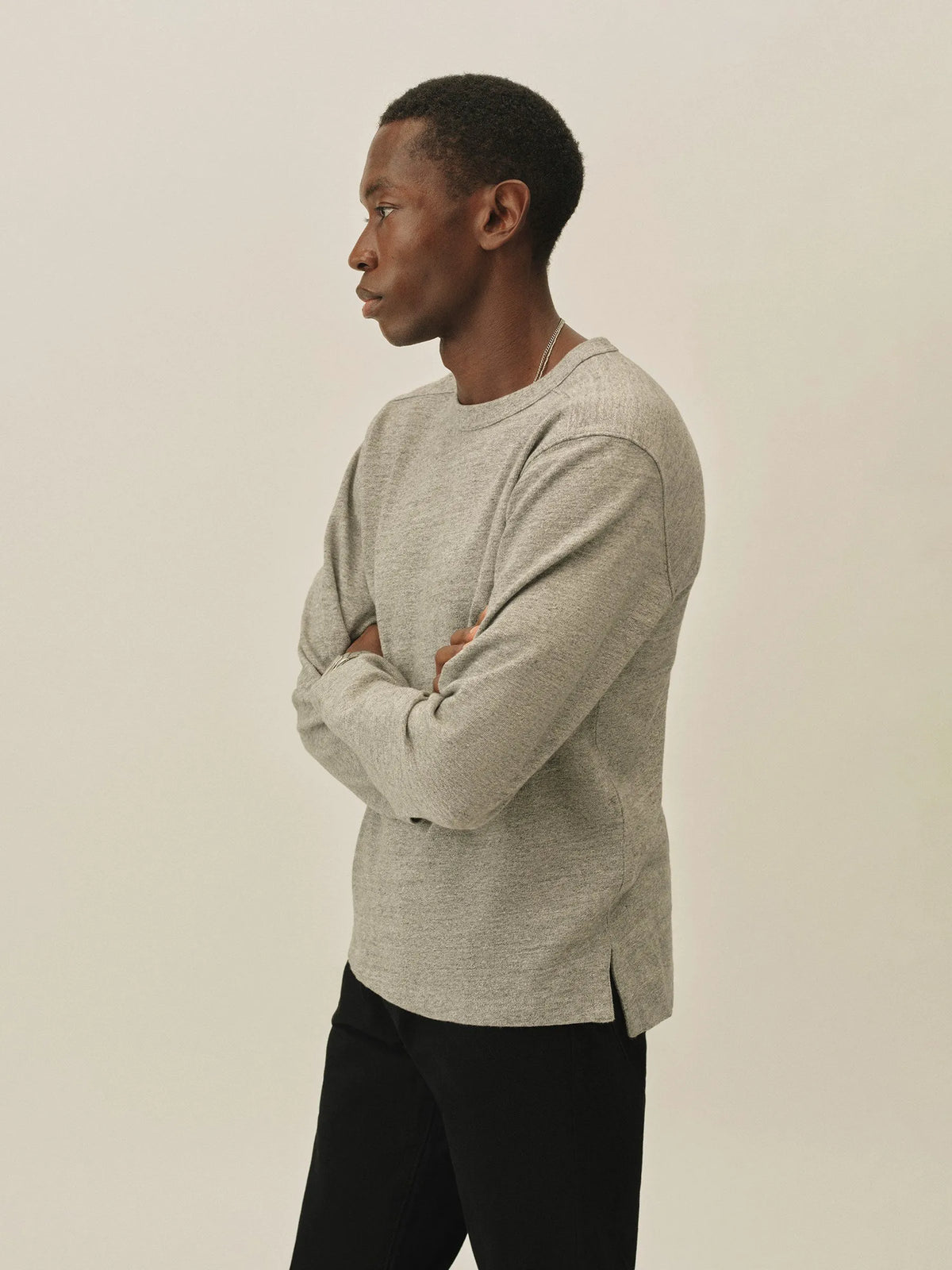 Heather Grey Field-Spec Rugby Crew