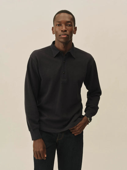 Dress Navy Field-Spec Rugby Polo
