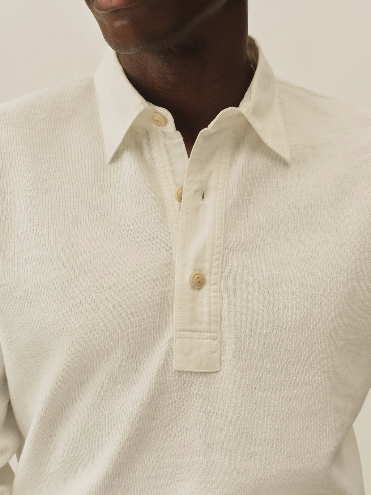White Field-Spec Rugby Polo