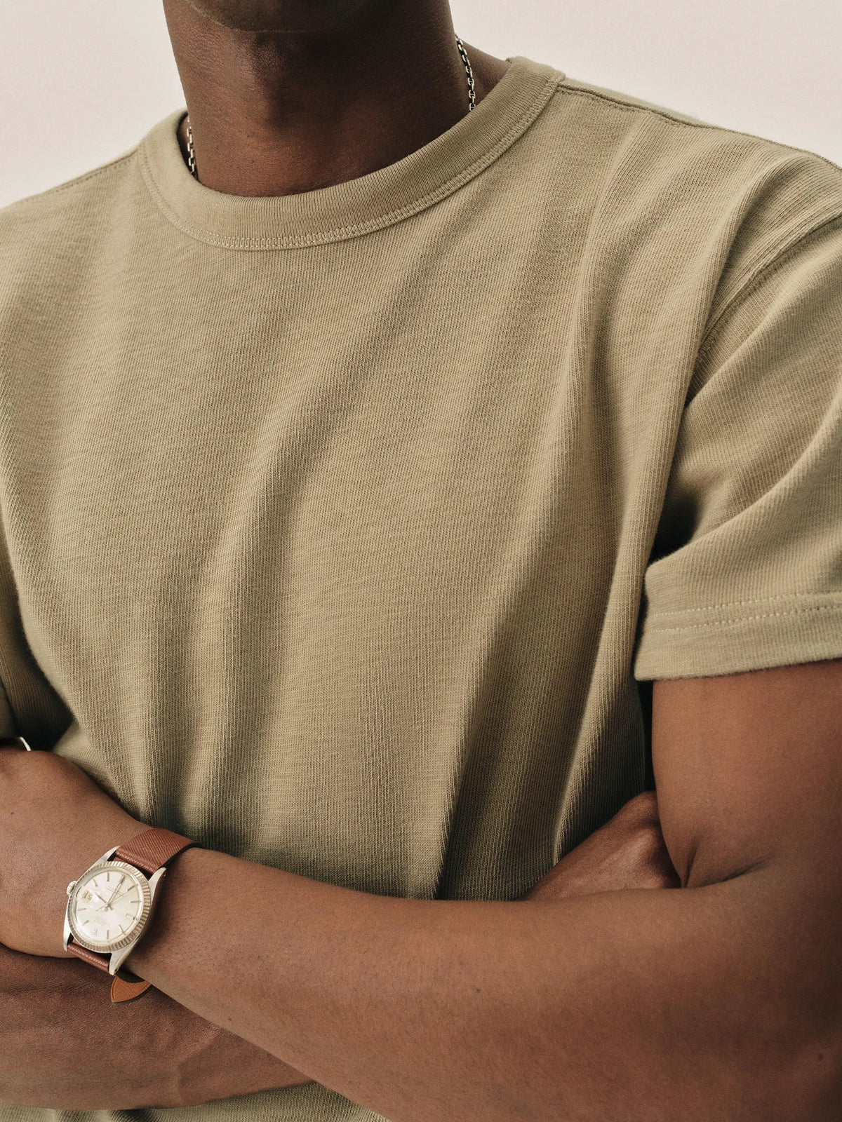 Desert Grass Field-Spec 90S Boxy Heavy Tee
