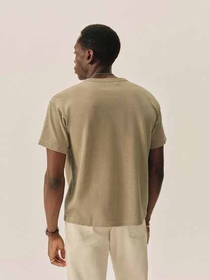 Desert Grass Field-Spec 90S Boxy Heavy Tee
