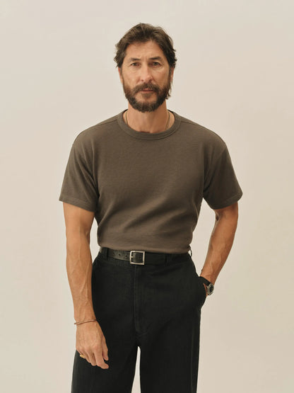 Black Top Field-Spec 90S Boxy Heavy Tee