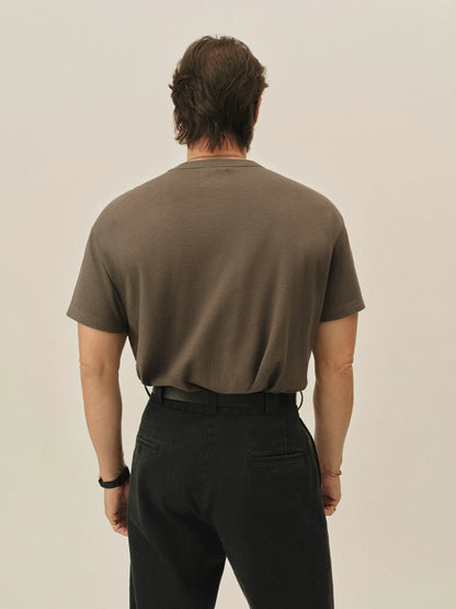 Black Top Field-Spec 90S Boxy Heavy Tee