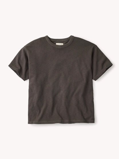 Black Top Field-Spec 90S Boxy Heavy Tee