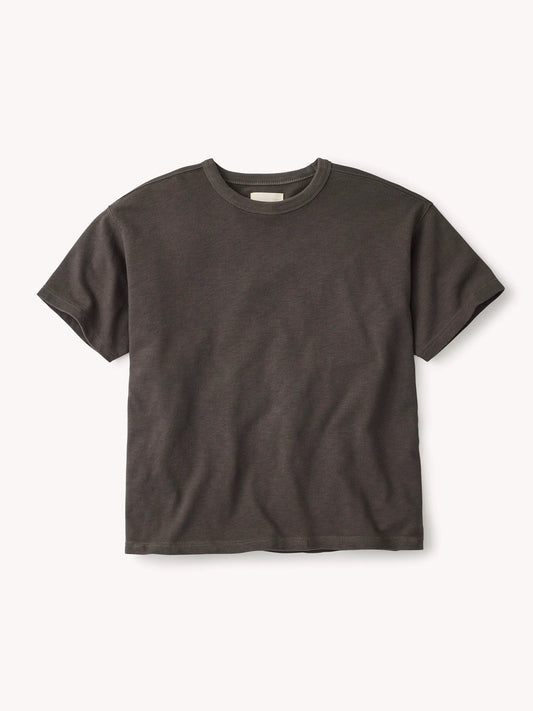 Black Top Field-Spec 90S Boxy Heavy Tee