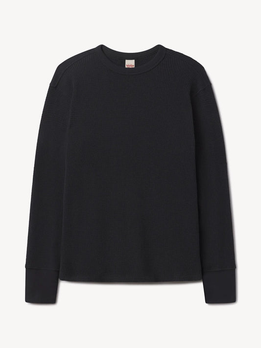 Vintage Black Toughknit Thermal L/S Crew