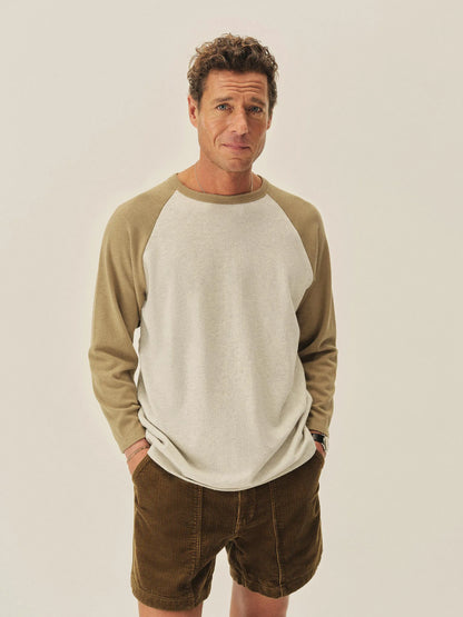 Field Green / Heather Oat Field-Spec Sandlot Tee