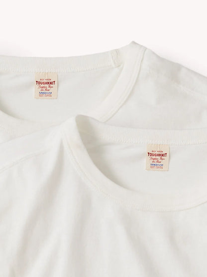 White Toughknit Tubular Tee 2-Pack