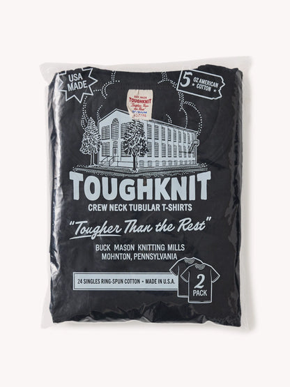 Black Toughknit Tubular Tee 2-Pack