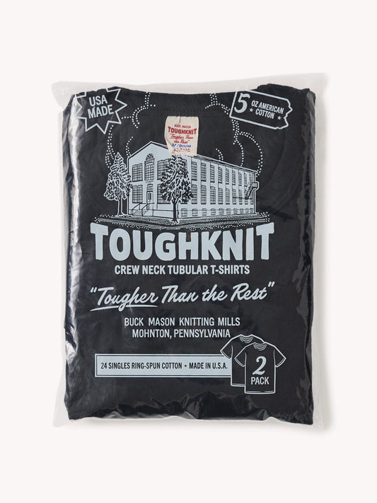 Black Toughknit Tubular Tee 2-Pack