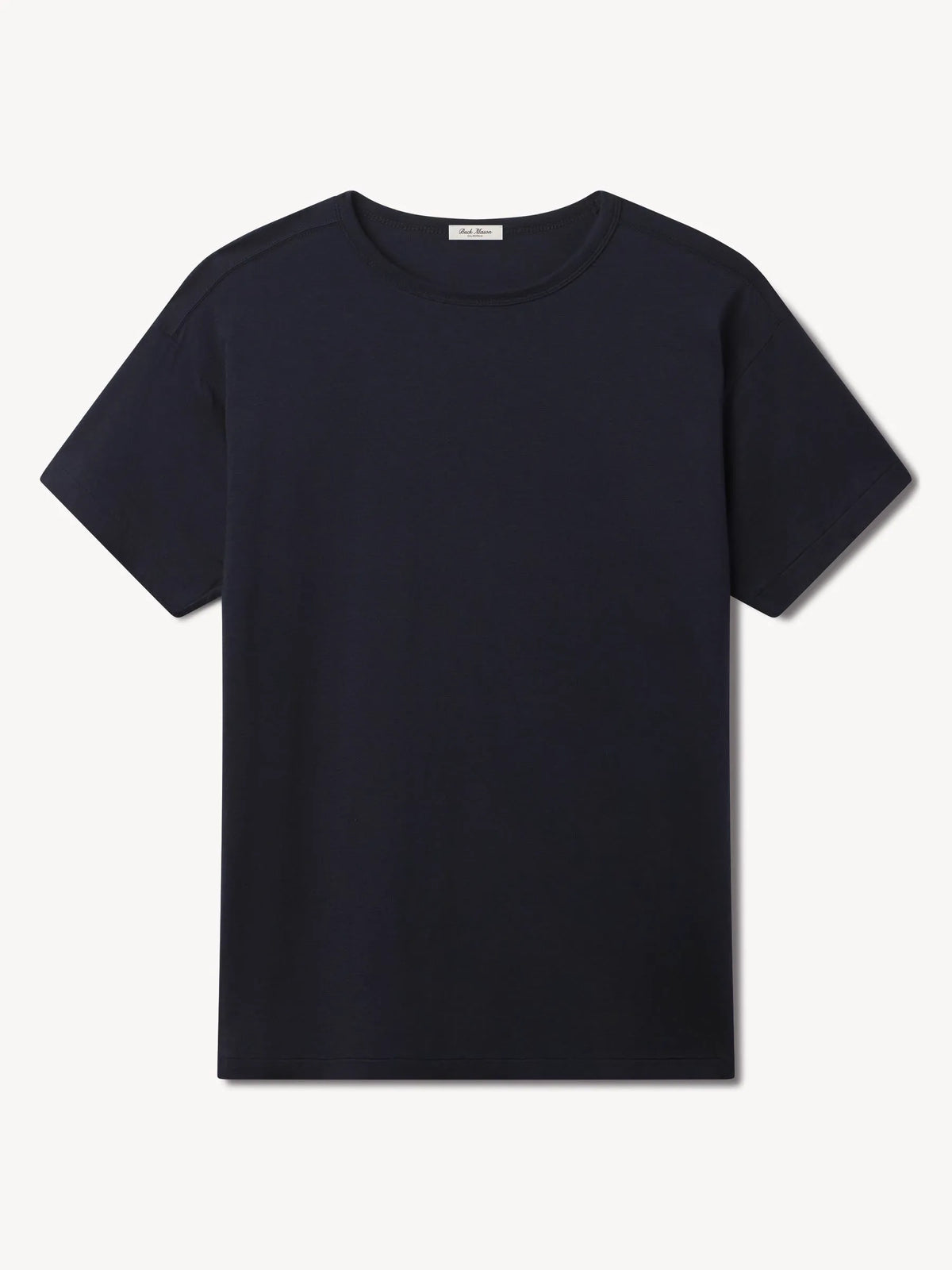 Dress Navy Japanese Cool Cashmere Knit Tee
