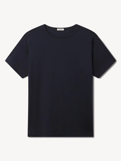 Dress Navy Japanese Cool Cashmere Knit Tee