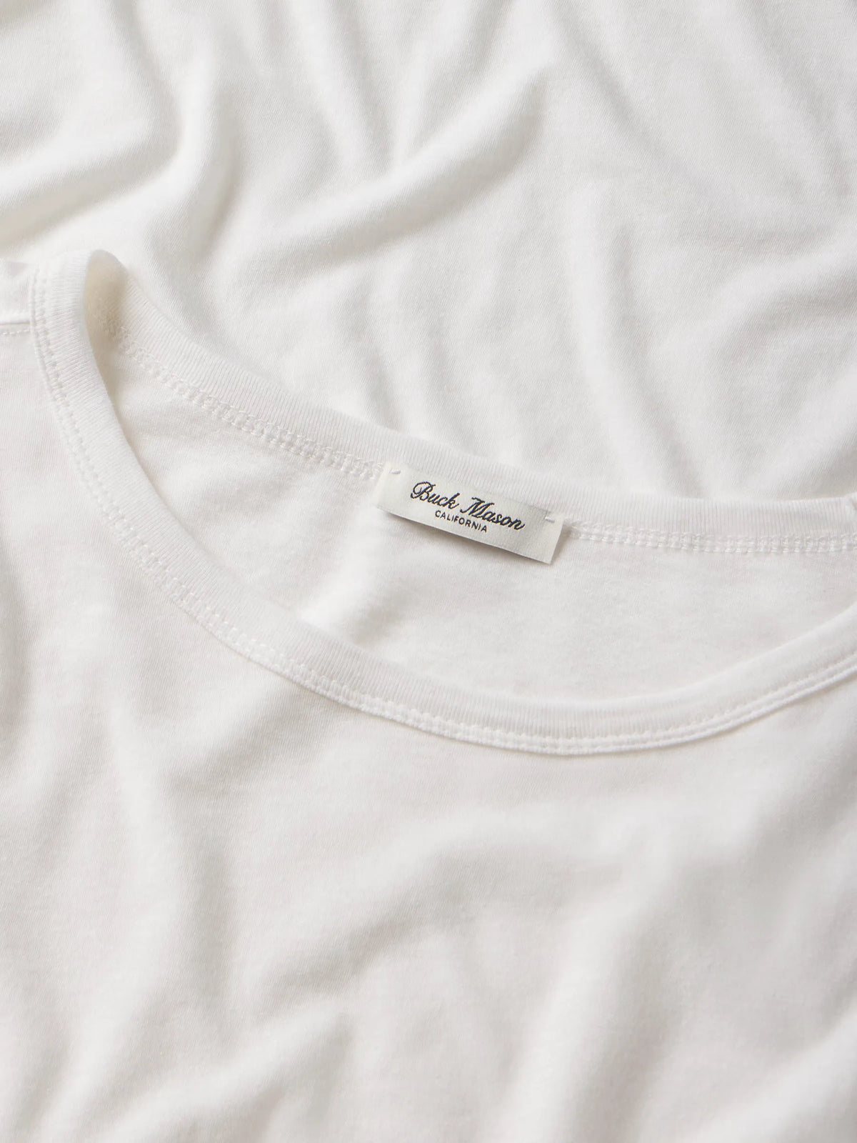 White Japanese De-Luxe Cotton Linen Knit Tee
