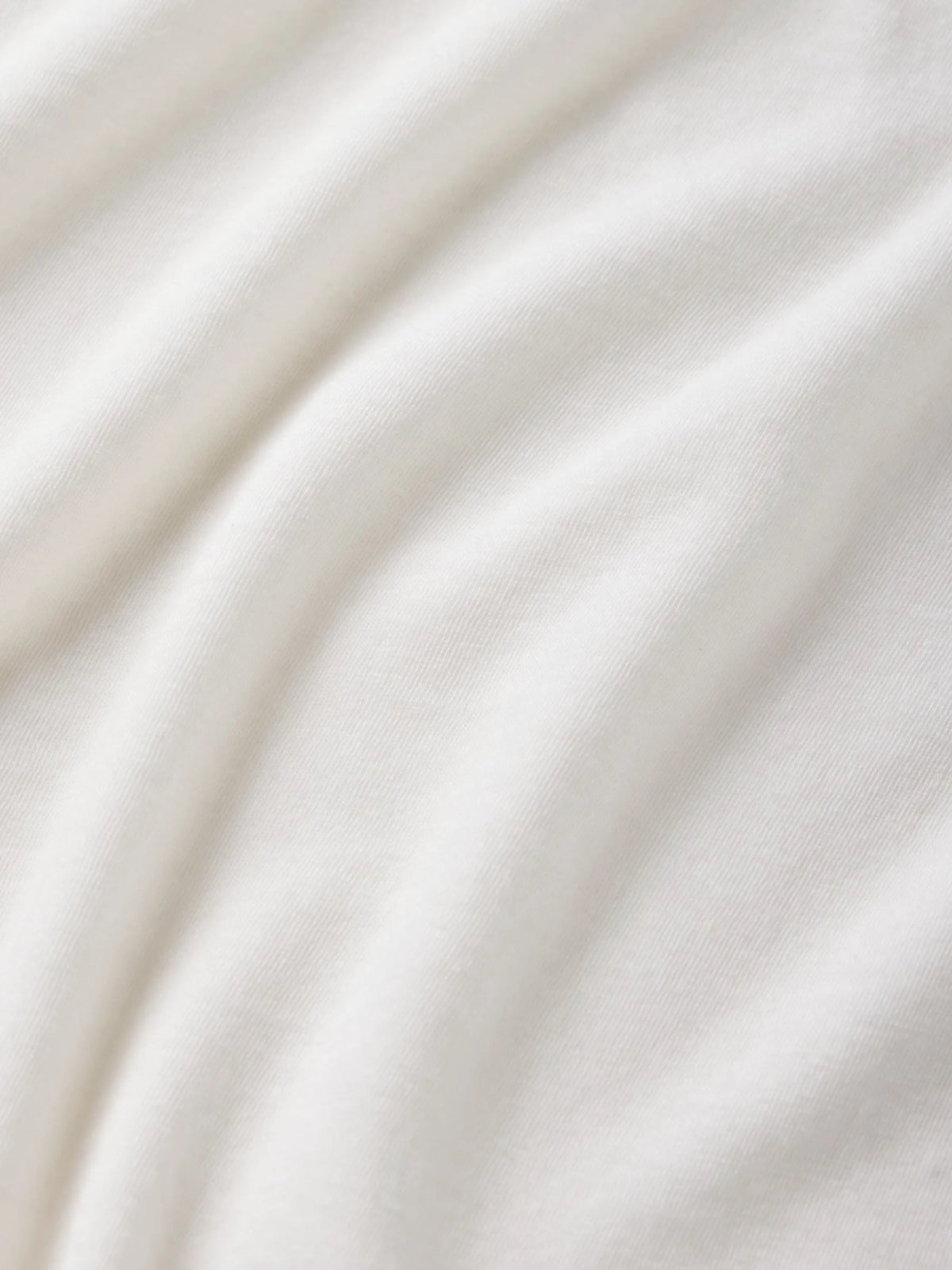 White Japanese De-Luxe Cotton Linen Knit Tee