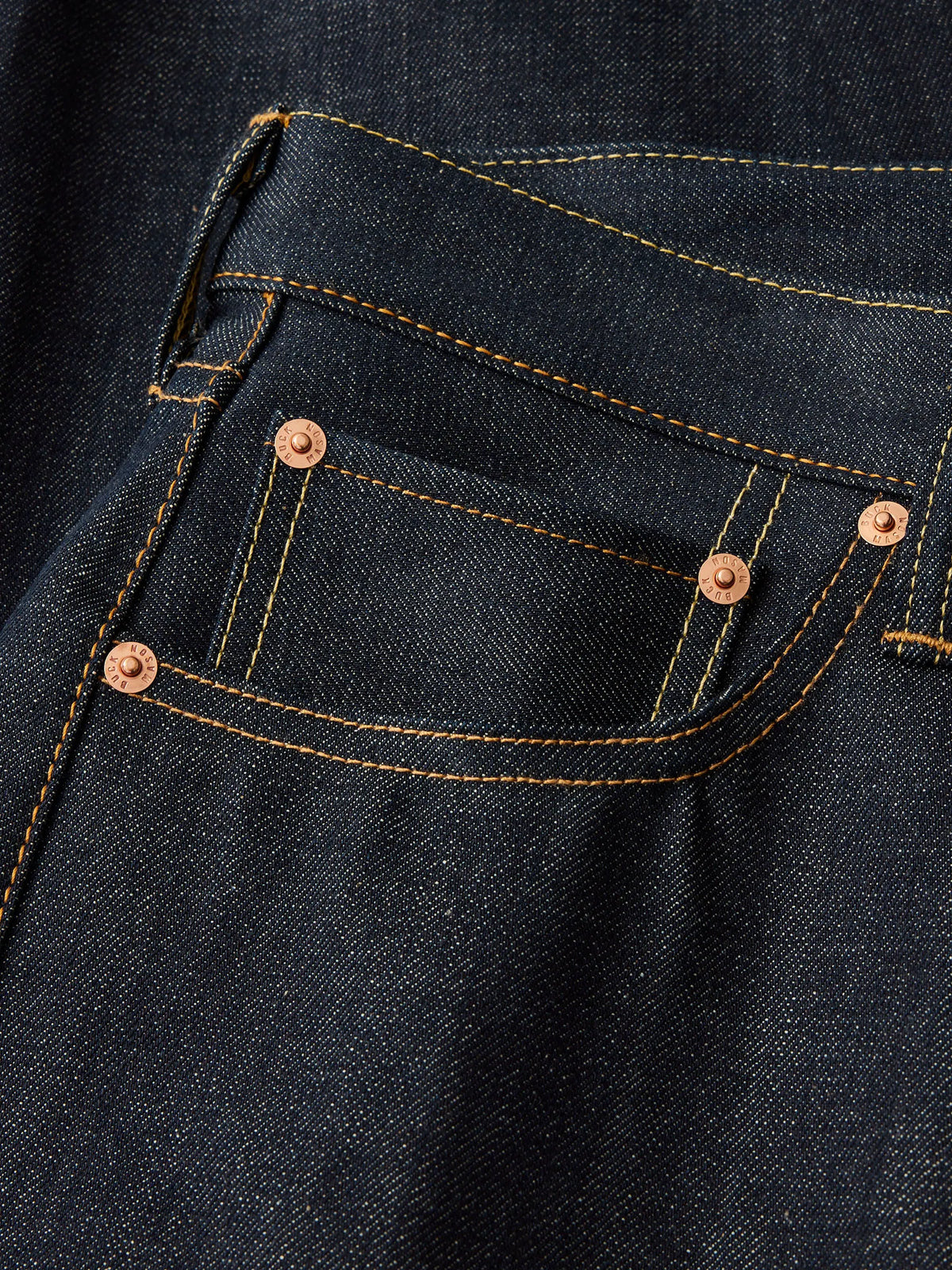 Raw Japanese Selvedge Full Saddle Jean