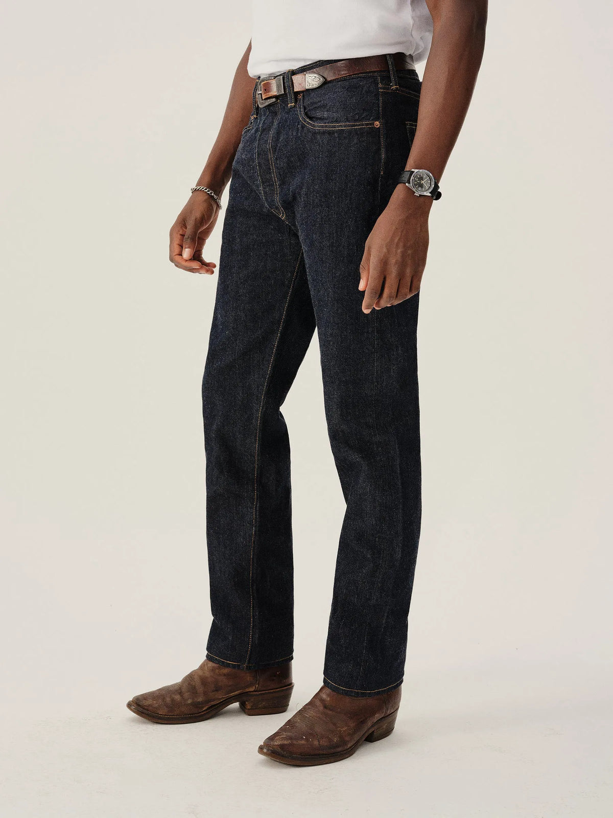 D018 Japanese Loomstate Selvedge Cowboy Cut Jean