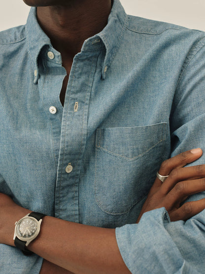M090 Japanese Chambray Bd Shirt